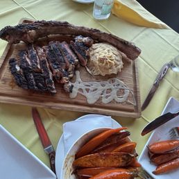 We had the tomahawk which was cooked to perfection We had the tomahawk which was cooked to perfection