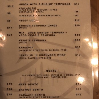 Saloon Osaka - Menu - Sushi Bars Near Me - El Segundo, California