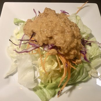 Thai Haru - Salad w/ Peanut Dressing~ - Sushi Bars Near Me - West Palm Beach, Florida Thai Haru - Salad w/ Peanut Dressing~ - Sushi Bars Near Me - West Palm Beach, Florida