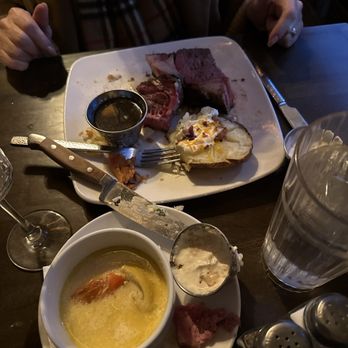 Kampfire Steakhouse - This is what's left after we split a dinner - Seafood Near Me - Missoula, Montana Kampfire Steakhouse - This is what's left after we split a dinner - Seafood Near Me - Missoula, Montana