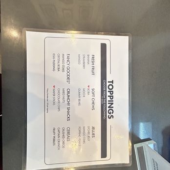 Snoice - Different types of toppings - Bubble Tea Near Me - Spring Valley, California