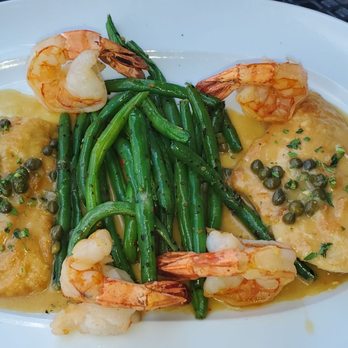 Andiamo - Chicken Piccata with added Shrimp - Italian Near Me - Detroit, Michigan