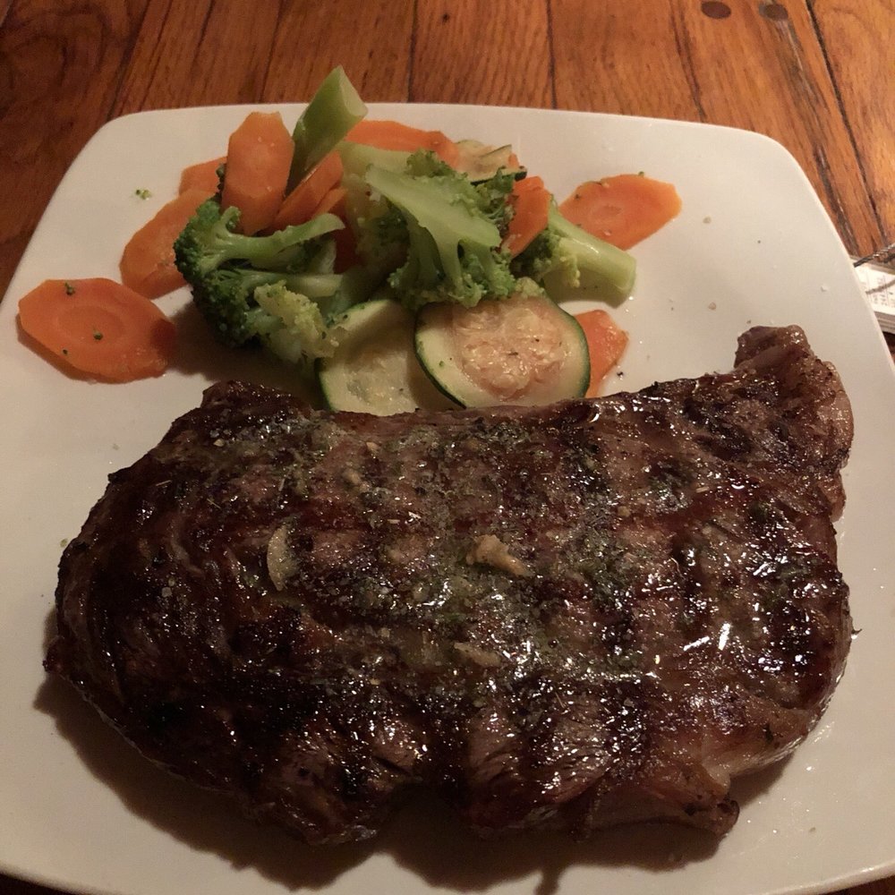 Feeney's Restaurant and Bar - 16oz ribeye with steamed vegetables - Bars Near Me - Phoenix, Arizona