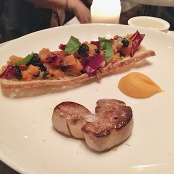Pammy's - Seared foie gras with squash caponata - Italian Near Me - Cambridge, Massachusetts