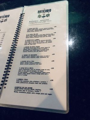 Menu photo 1 El Boticario Playa del Carmen, ROO