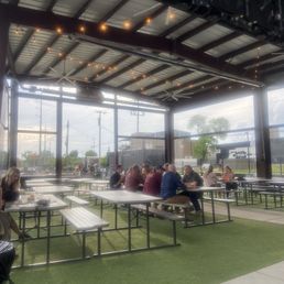 Covered portion of the patio Covered portion of the patio