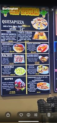 Menu photo 4 Tacos Azteca Burlington, NC