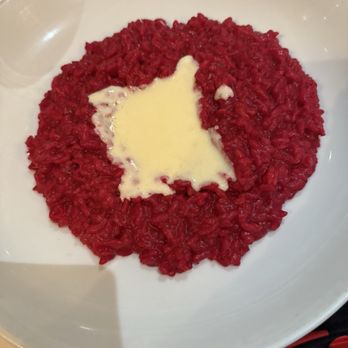 Celestino Restaurant - RISOTTO CON BARBABIETOLE E FORMAGGIO DI CAPRA - Italian Near Me - Pasadena, California