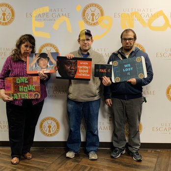 Ultimate Escape Game Atlanta - Me, mom and my birthday bro. - Escape Games Near Me - Atlanta, Georgia Ultimate Escape Game Atlanta - Me, mom and my birthday bro. - Escape Games Near Me - Atlanta, Georgia