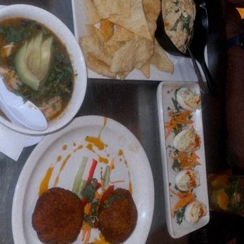 Chant - Crab Cakes  Crab Stuffed Deviled Eggs (New & Gf)  Chicken & Black Beans Soup Lobster & Shrimp Shumai - Asian Fusion Near Me - Chicago, Illinois