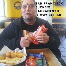 Me and uncle Reggie grubbing down on the best food on the planet Me and uncle Reggie grubbing down on the best food on the planet