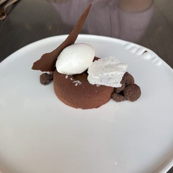 Peak with Priceless Restaurant & Bar - "Chocolate & Caramel" (Crispy Mousse) - New American Near Me - New York, New York Peak with Priceless Restaurant & Bar - "Chocolate & Caramel" (Crispy Mousse) - New American Near Me - New York, New York