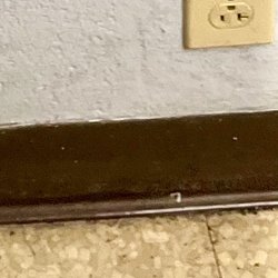 Fulton Center - Dirty floor.