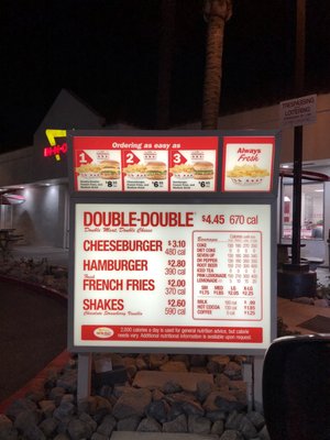 Menu photo 8 In-N-Out Burger Fullerton, CA Menu photo 8 In-N-Out Burger Fullerton, CA
