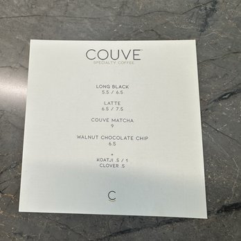 Couve Specialty Coffee - Soft open menu - Coffee Roasteries Near Me - Las Vegas, Nevada Couve Specialty Coffee - Soft open menu - Coffee Roasteries Near Me - Las Vegas, Nevada