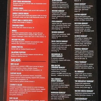 Troubles - Menu - American Near Me - Howard Lake, Minnesota