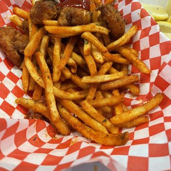 Boil Daddy - Corona - Fries with shrimp - Cajun/Creole Near Me - Corona, California Boil Daddy - Corona - Fries with shrimp - Cajun/Creole Near Me - Corona, California