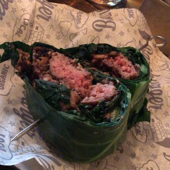 Bareburger - Astoria - Buckaroo burger with collared green - Burgers Near Me - Astoria, New York