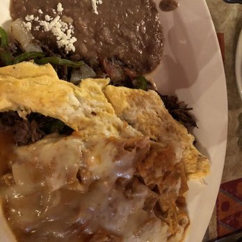 Las Cazuelas - Don Ramón Chilaquiles with egg and machaca - Mexican Near Me - Ensenada, BCN