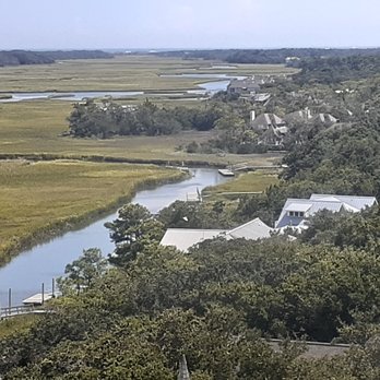 Old Baldy Lighthouse - View from atop the lighthouse - Landmarks & Historical Buildings Near Me - Bald Head Island, North Carolina Old Baldy Lighthouse - View from atop the lighthouse - Landmarks & Historical Buildings Near Me - Bald Head Island, North Carolina