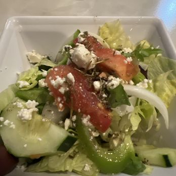 Aegean Restaurant - Greek salad that comes with a meal - Greek Near Me - Shalimar, Florida