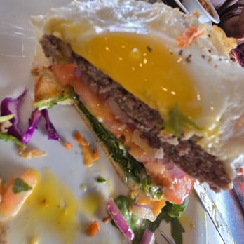 Aragon House Cafe - Open face burger - Breakfast & Brunch Near Me - Bellflower, California Aragon House Cafe - Open face burger - Breakfast & Brunch Near Me - Bellflower, California
