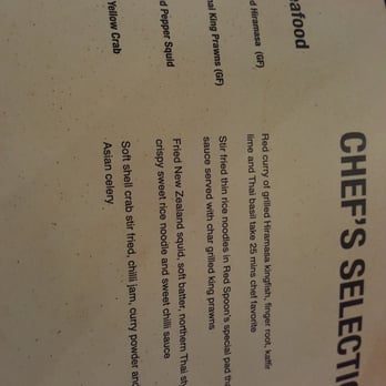 Red Spoon Thai - Chef's Selection Menu Red Spoon Top Ryde - Thai Near Me - Ryde, NSW Red Spoon Thai - Chef's Selection Menu Red Spoon Top Ryde - Thai Near Me - Ryde, NSW