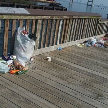 Fort Armistead Park - Trash all over the pier and flies - NOT ONE TRASH CAN! - Parks Near Me - Baltimore, Maryland Fort Armistead Park - Trash all over the pier and flies - NOT ONE TRASH CAN! - Parks Near Me - Baltimore, Maryland