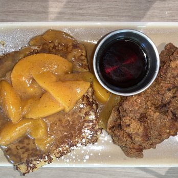 Dawn AM Eatery - Chicken and Cornbread French Toast - Southern Near Me - Chicago, Illinois