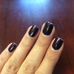 This is what my manicure looked like after two days. I was visiting out of town so housekeeping wasn't a contributing factor.