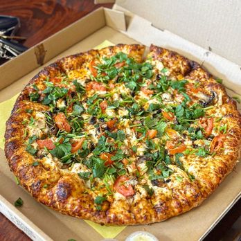 Thai Curry Pizza - Tom Yum Pizza - Pizza Near Me - Long Beach, California Thai Curry Pizza - Tom Yum Pizza - Pizza Near Me - Long Beach, California