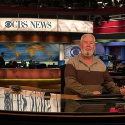 Sitting at the anchor desk!