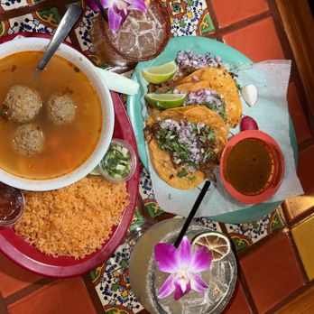 Super Taco Mexican Restaurant - Albondigas soup seasonal ONLY/ 3 birria tacos w/consume. Drinks Cadillac margarita Ruby red poloma - Mexican Near Me - Sacramento, California Super Taco Mexican Restaurant - Albondigas soup seasonal ONLY/ 3 birria tacos w/consume. Drinks Cadillac margarita Ruby red poloma - Mexican Near Me - Sacramento, California
