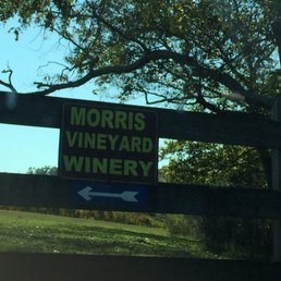 a sign for morris vineyard a sign for morris vineyard