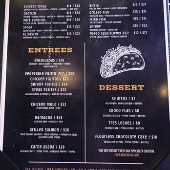 La Mesa - Menu - Cocktail Bars Near Me - Galloway, New Jersey