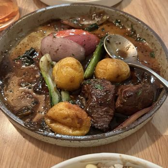 Leche De Tigre - Their version of lomo saltado. Not the way it's normally made. - Peruvian Near Me - San Antonio, Texas
