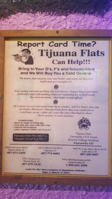Menu photo 6 Tijuana Flats Orlando, FL