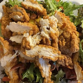 Johnny Rockets - CRISPY CHICKEN CLUB SALAD - Burgers Near Me - Las Vegas, Nevada Johnny Rockets - CRISPY CHICKEN CLUB SALAD - Burgers Near Me - Las Vegas, Nevada
