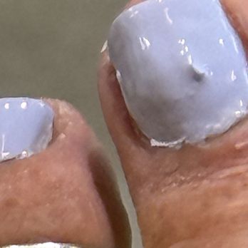 Envious Nail Bar - Before he "fixed" the polish. - Nail Salons Near Me - Lake Elsinore, California