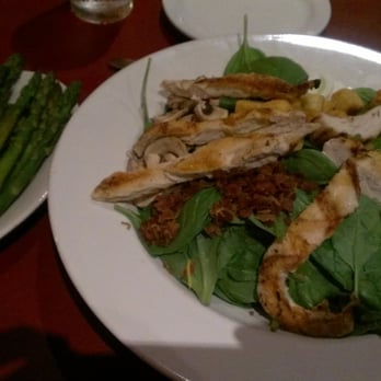 Charcoal House - Dinner size spinach salad with added chicken. - American Near Me - La Mesa, California