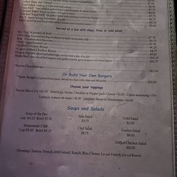 The Tower Inn Bar and Grill - Menu
