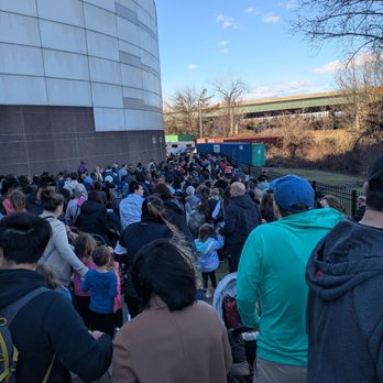 Liberty Science Center - a thousand people, some with strollers were all funneled to exit out of 4 feet fence door. - Museums Near Me - Jersey City, New Jersey Liberty Science Center - a thousand people, some with strollers were all funneled to exit out of 4 feet fence door. - Museums Near Me - Jersey City, New Jersey