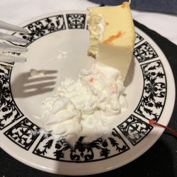 Gretna Timbers - Cheesecake with whipped cream and a cherry. It was almost gone before I remembered to take a photo!