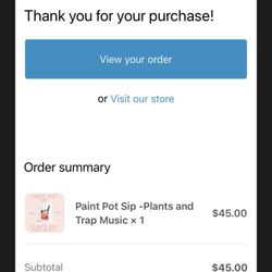 Botanical Safari - Emailed receipt with NO ADDRESS of the event or DATE of the event. No follow up emails at all were sent.