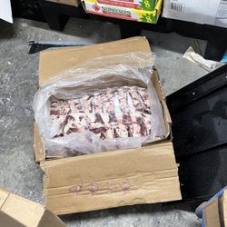 El Super - This is how they store meat. Unsanitary.