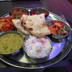 Lime Restaurant - Meat Thali at Limebar for lunch