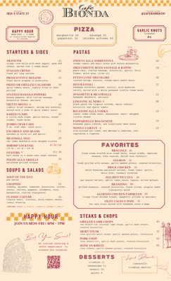 Menu photo 7 Cafe Bionda Chicago, IL