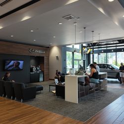 Quirk Mazda - Quirk Mazda's service waiting room.