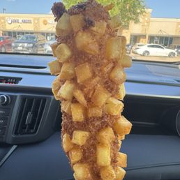 Potato Corn Dog w/ Half Cheese/Half Sausage Potato Corn Dog w/ Half Cheese/Half Sausage