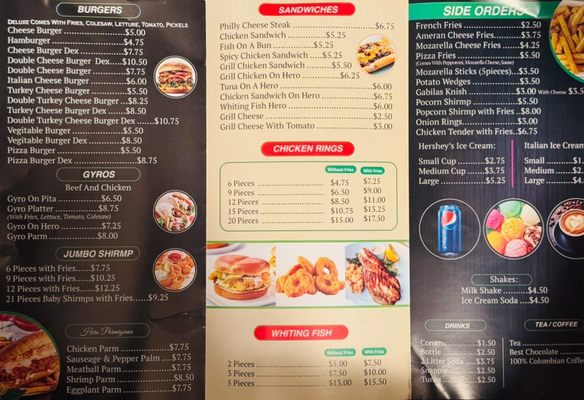 Menu photo 2 A-1 Pizza Shop New York, NY